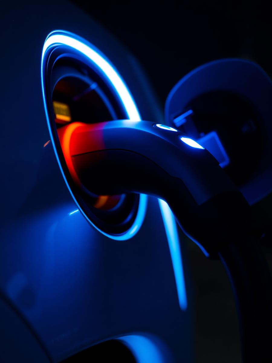 Charging plug closeup