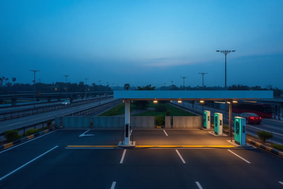 Highway station aerial